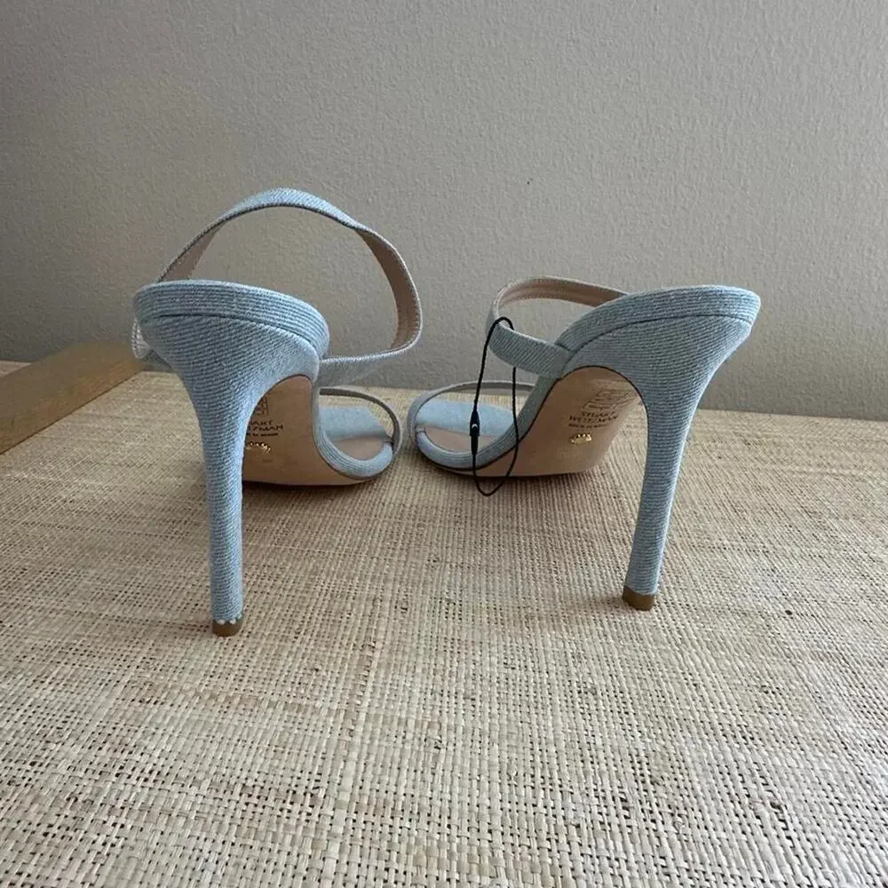 Stuart weitzman light blue suede